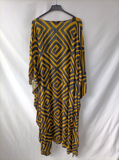 MOSQUITO. Kaftan estampado geométrico TU