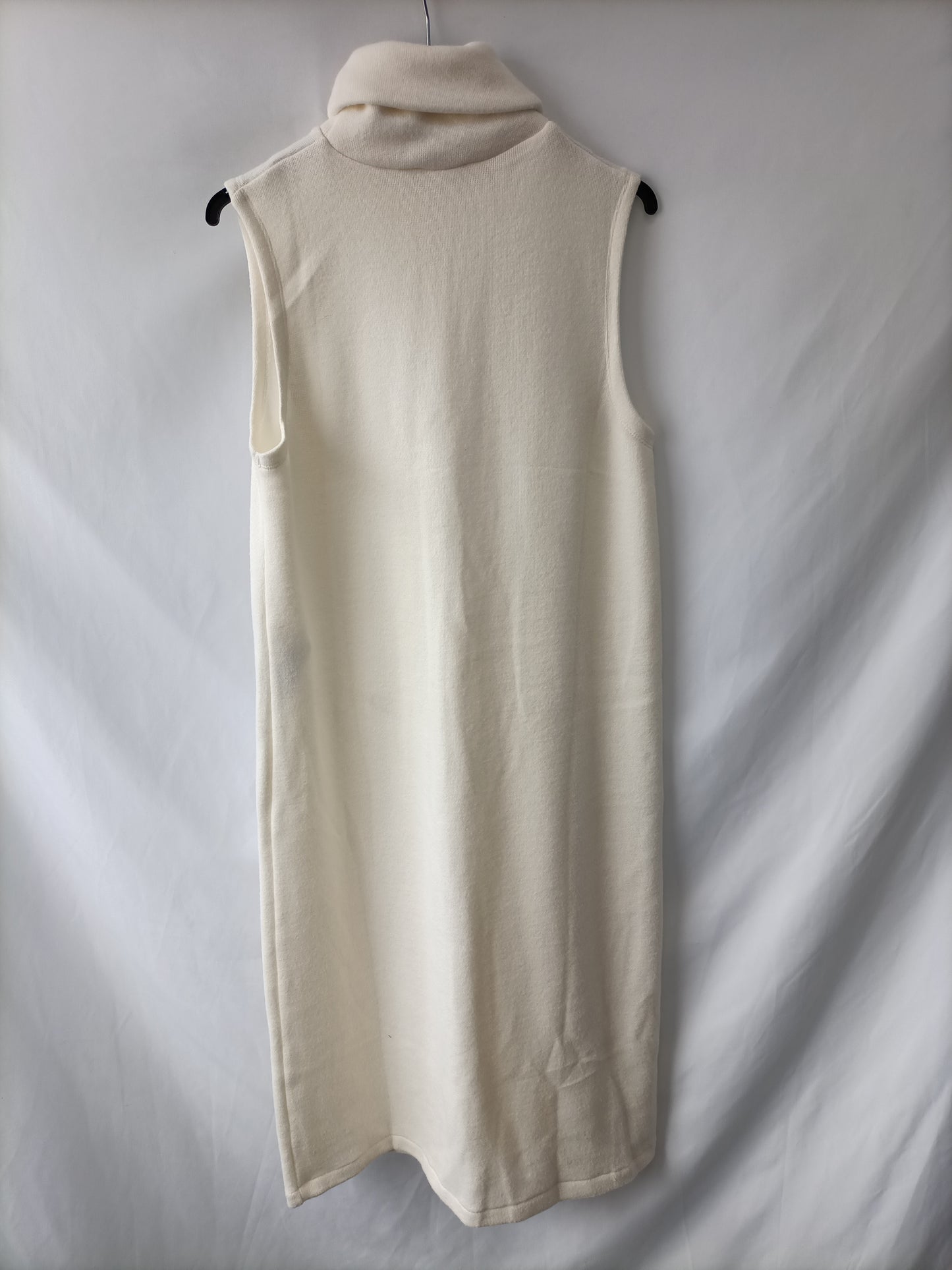 ZARA. Jersey punto blanco T.s