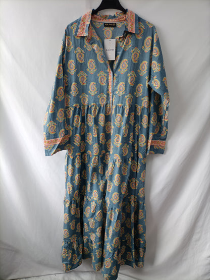 KALAMI. Vestido largo amebas Tu(m/l)