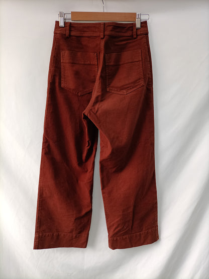 SESSÚN. Pantalón culotte teja T.34