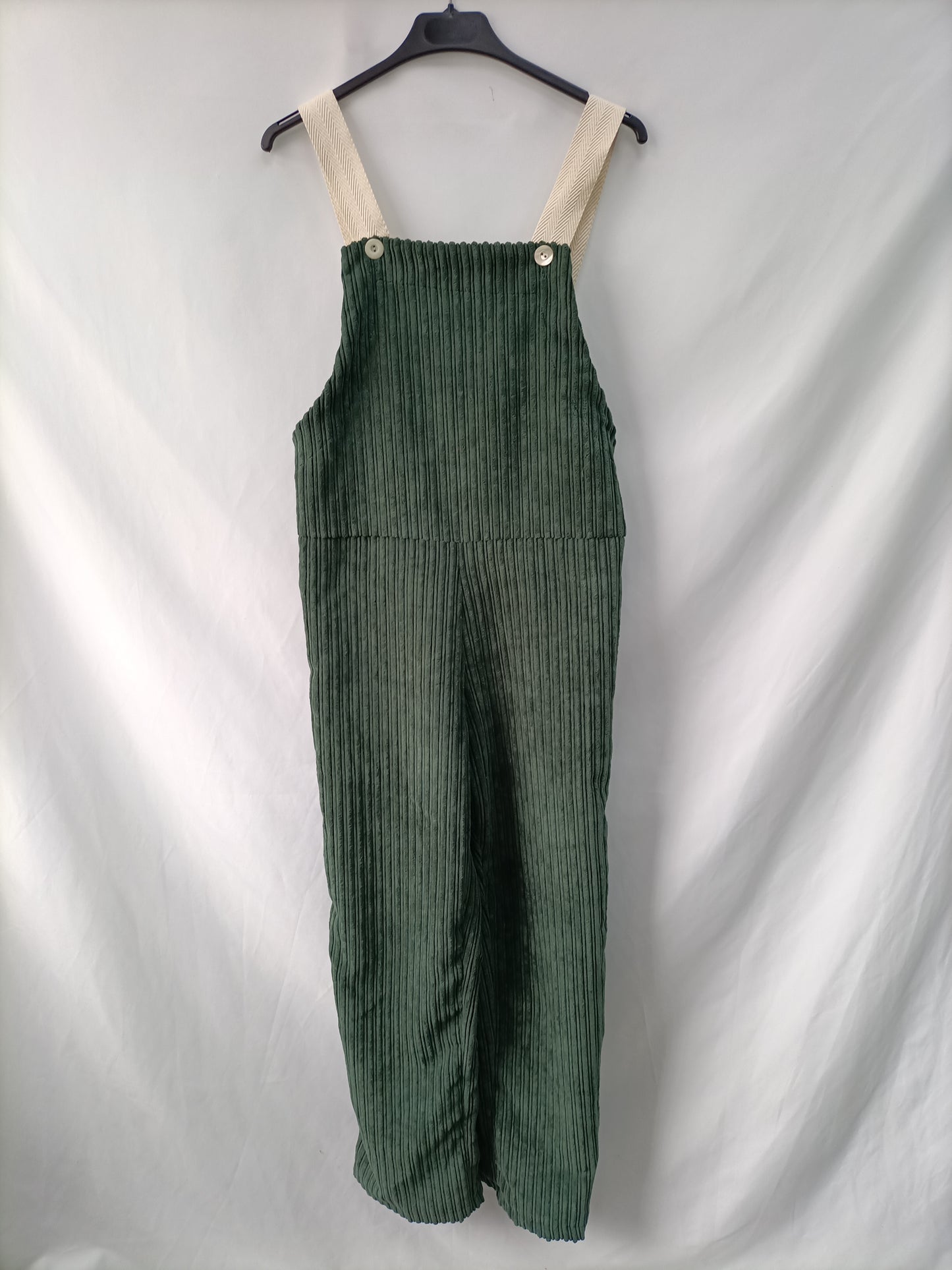 VALENTINA GARI. Green Ts Flowy Dungarees