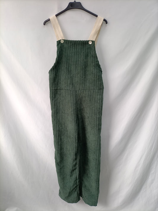 VALENTINA GARI. Green Ts Flowy Dungarees
