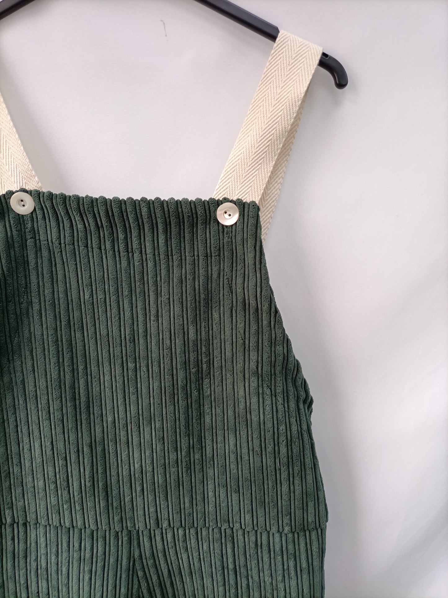 VALENTINA GARI. Green Ts Flowy Dungarees