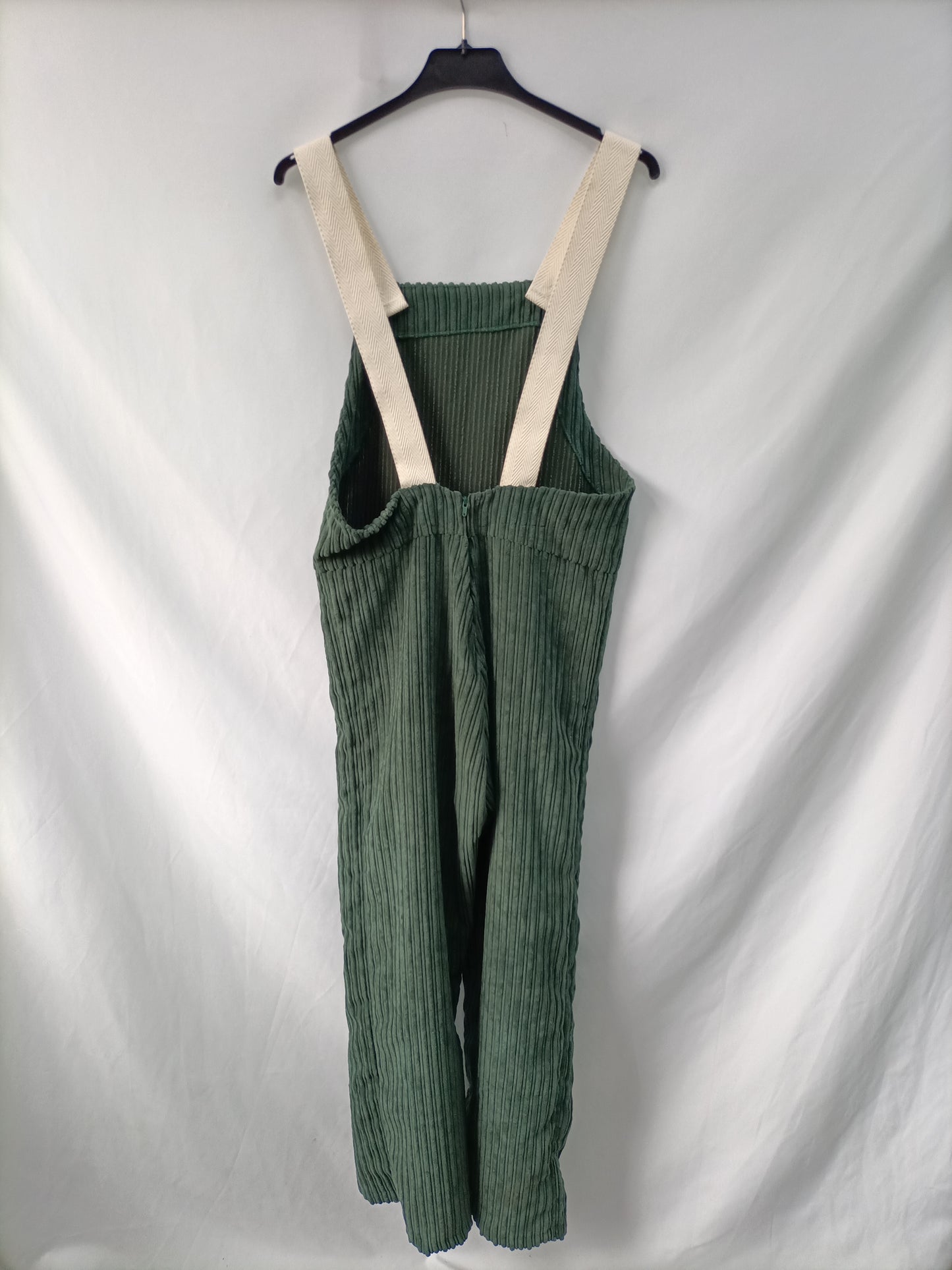 VALENTINA GARI. Green Ts Flowy Dungarees