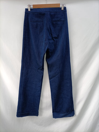 SEZANE. Pantalón ancho denim T.36