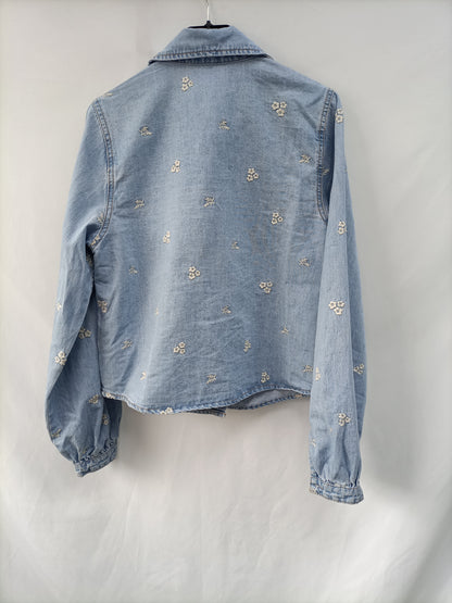 EDITED. Embroidered denim shirt T.36