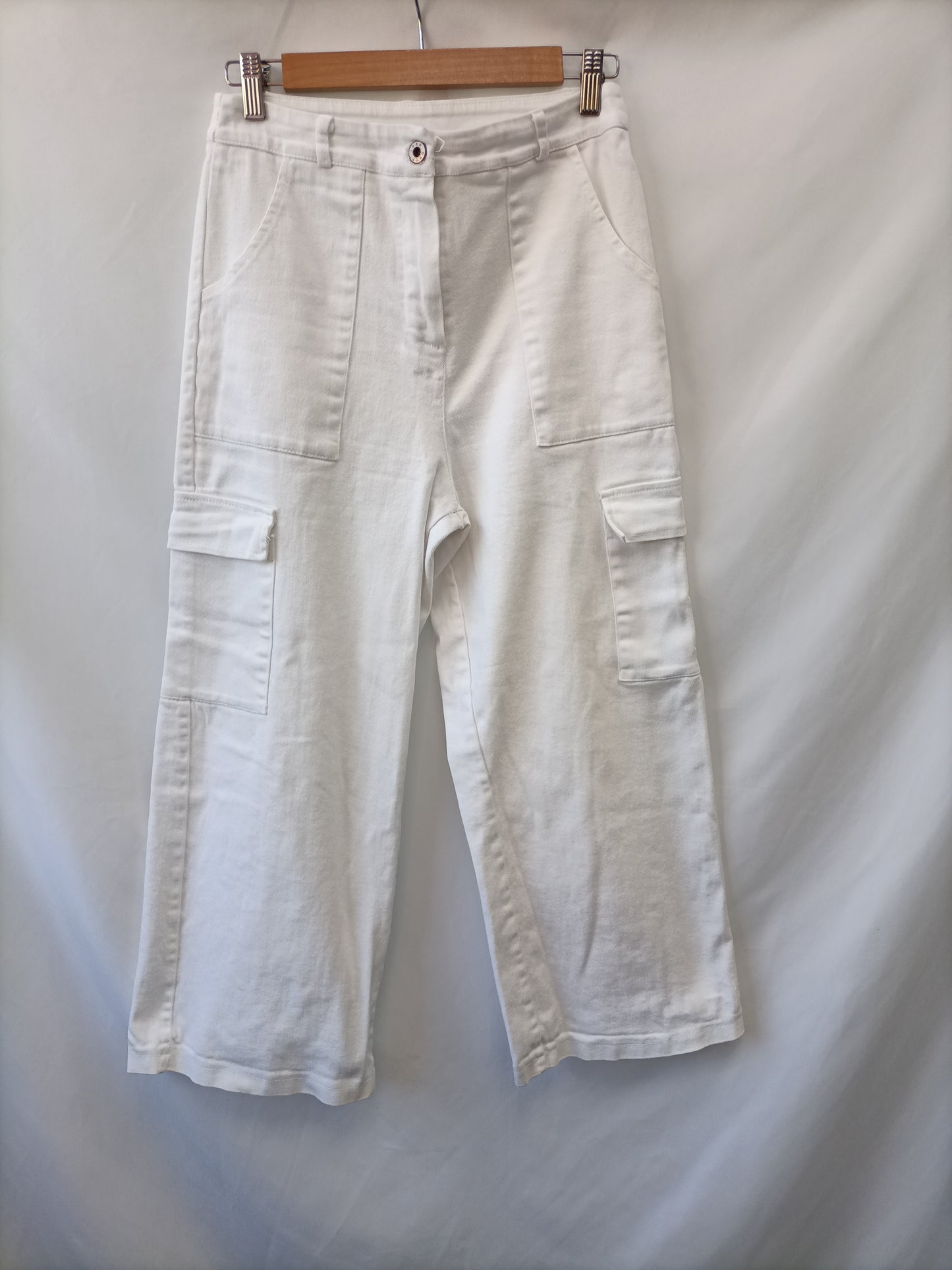 OTRAS. Pantalón culotte blanco T.34