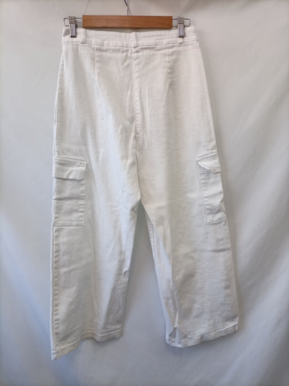 OTRAS. Pantalón culotte blanco T.34