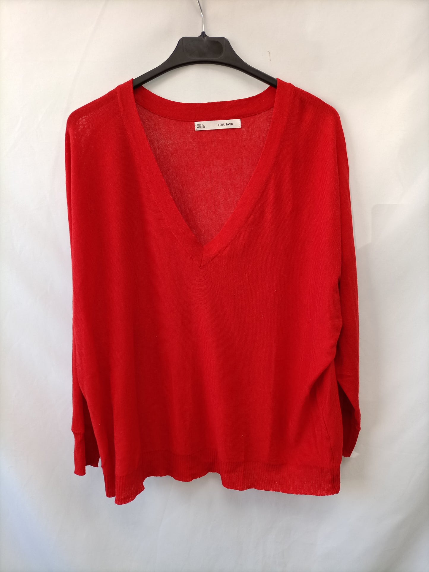 SFERA. Jersey rojo fluido T.l