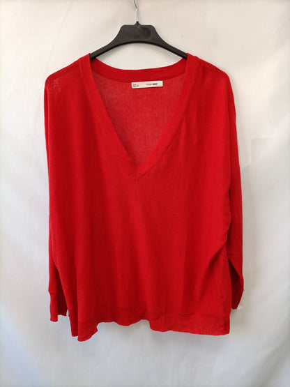 SFERA. Jersey rojo fluido T.l