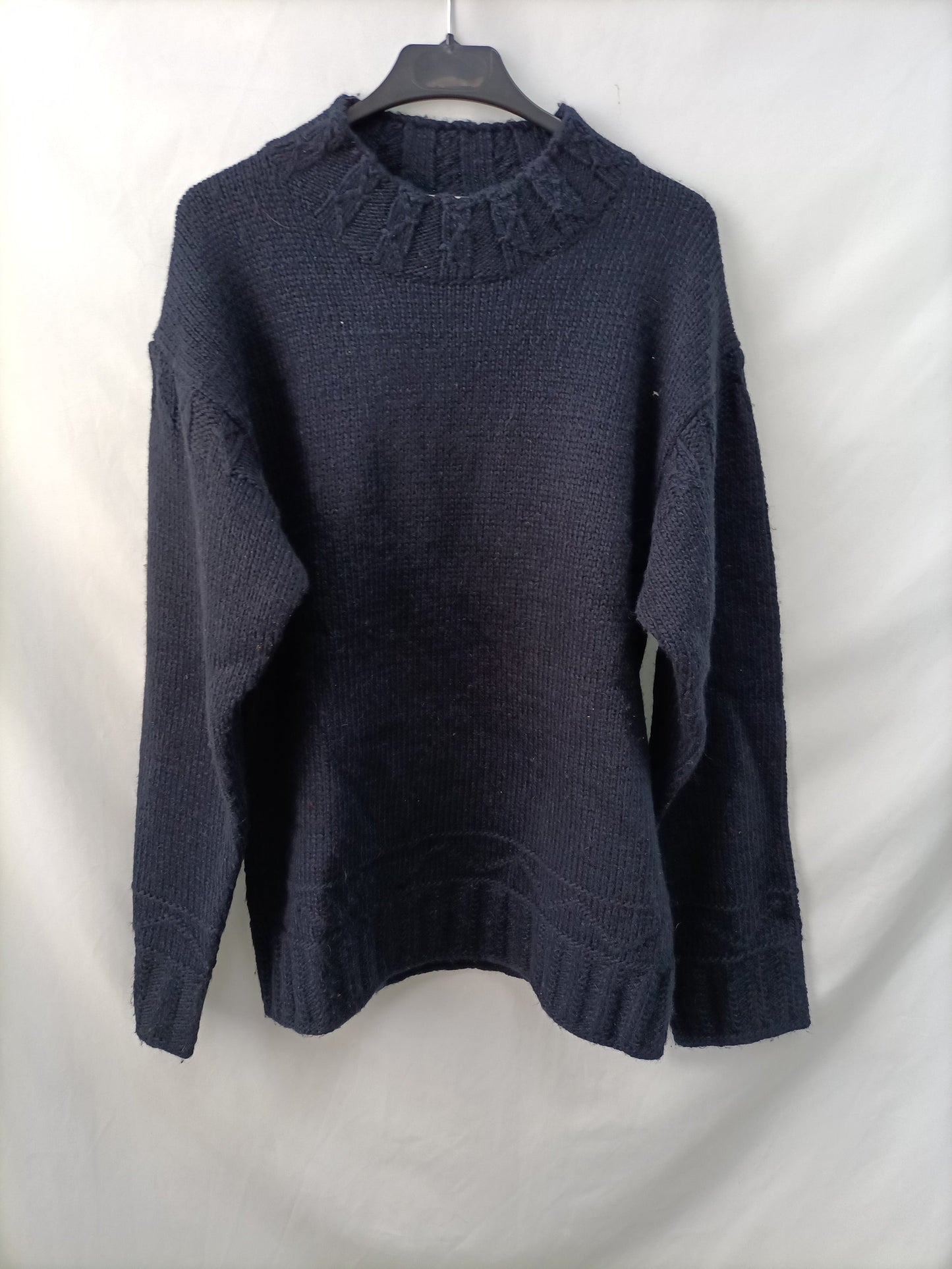 UNIQLO. Jersey largo azul T.m