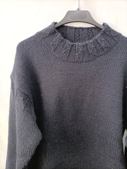 UNIQLO. Jersey largo azul T.m