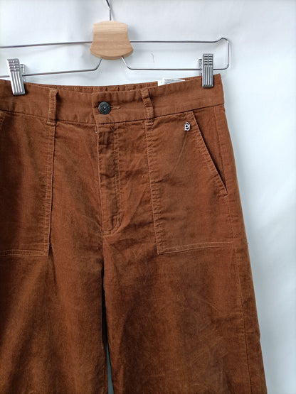PEPE JEANS. Pantalón ancho pana T.s