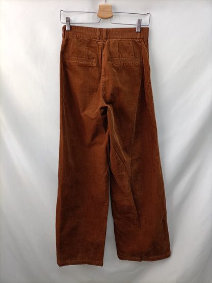 PEPE JEANS. Pantalón ancho pana T.s