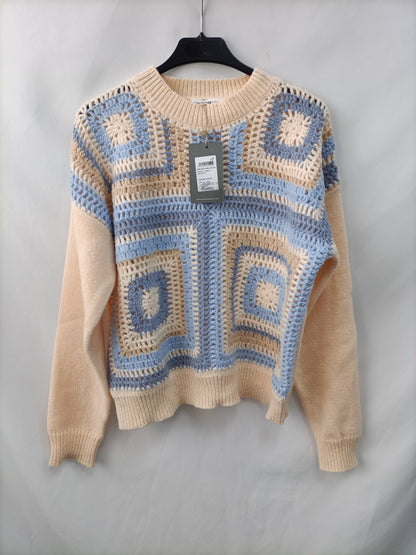 BROWNIE. Jersey croche T.xs/s