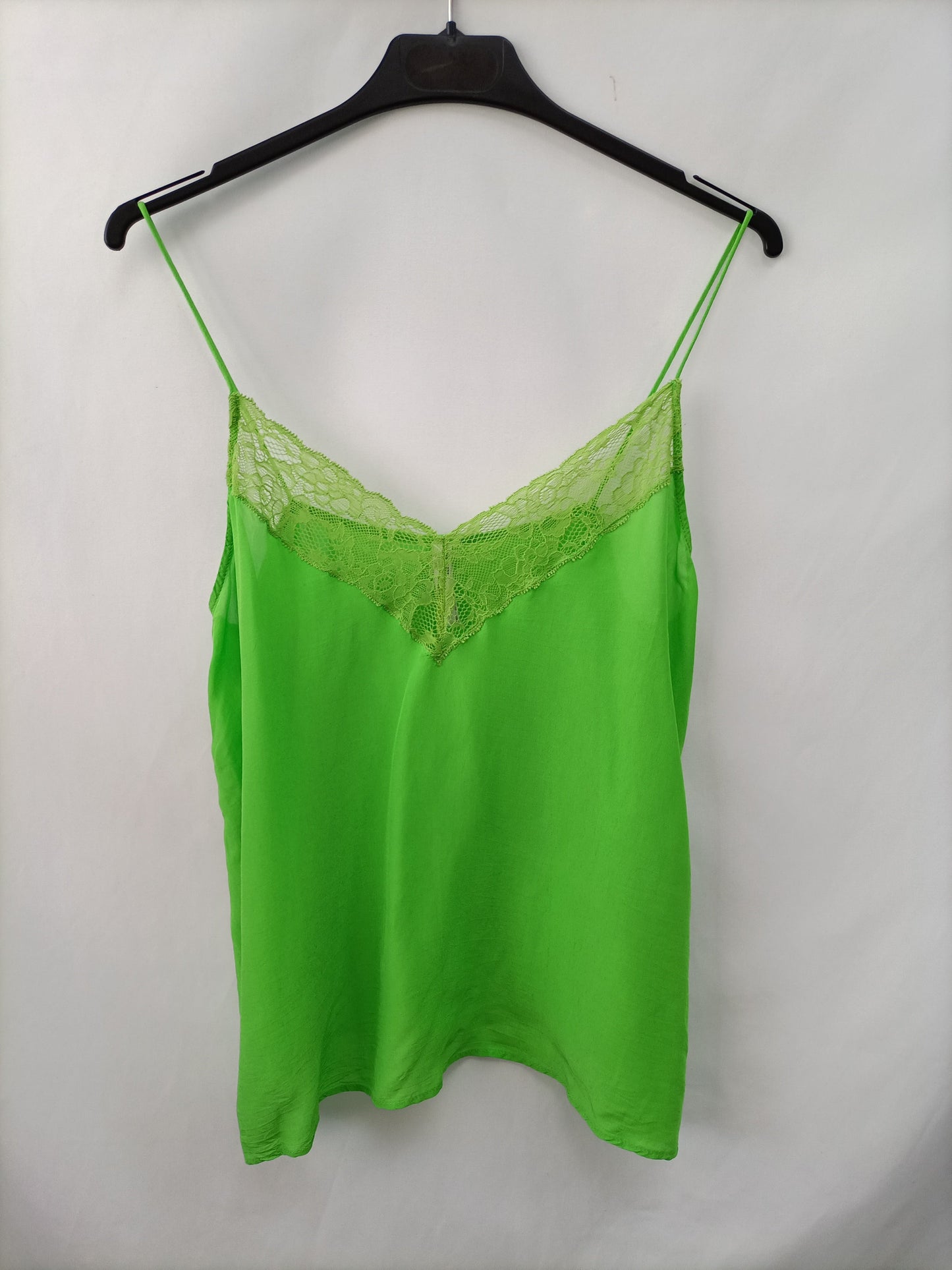 MANGO. Top lencero verde T.s