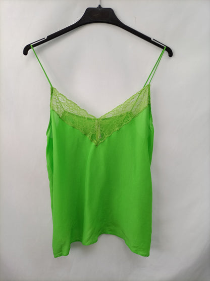 MANGO. Top lencero verde T.s