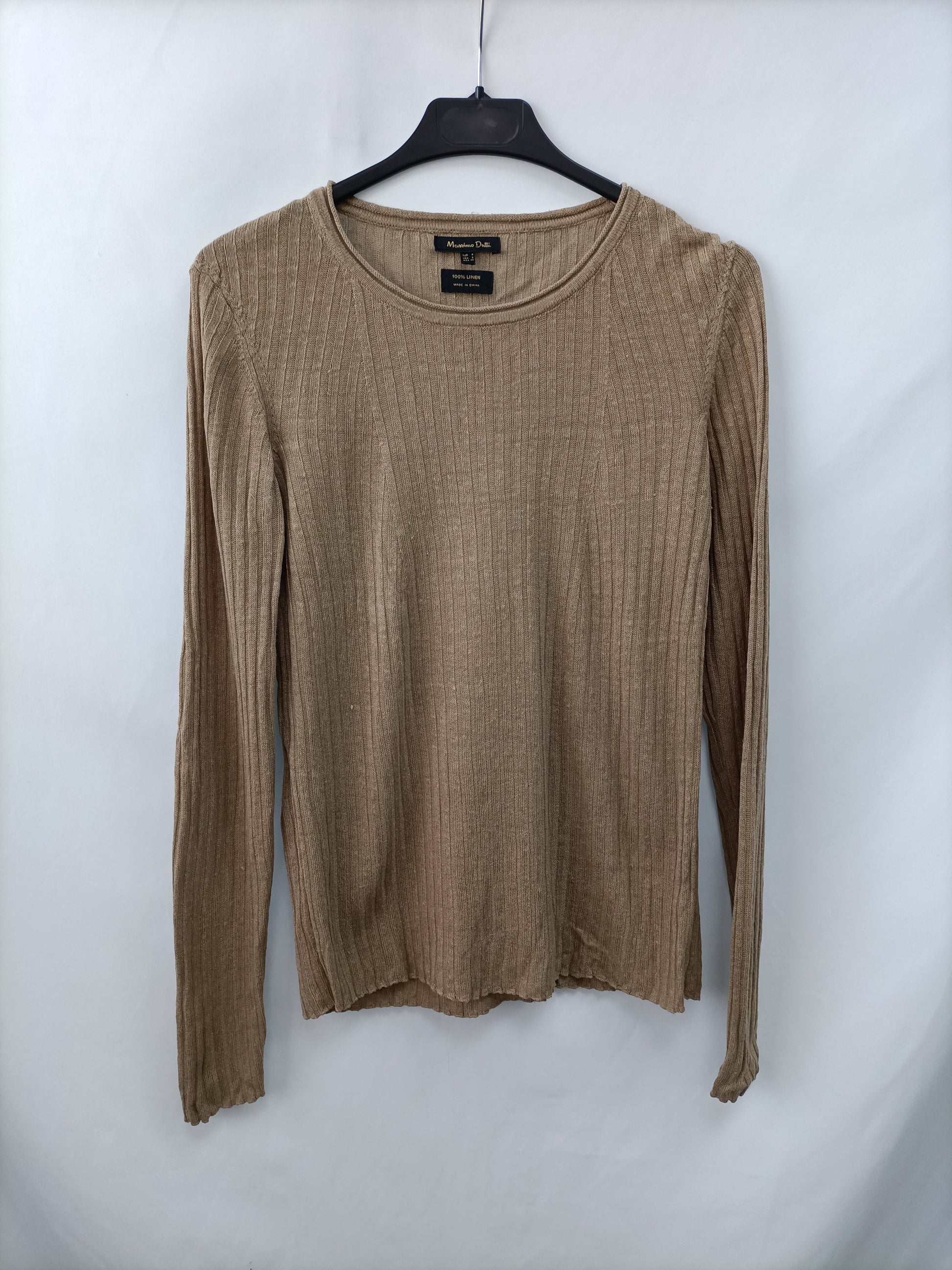 MASSIMO Ts Beige Linen T-shirt – Hibuy market