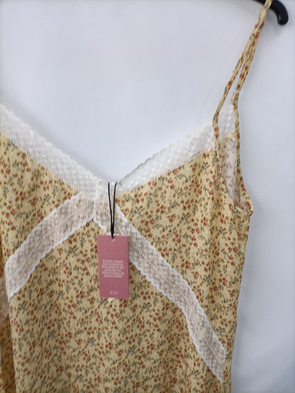 SLOWLOVE. Vestido midi flores T.xs