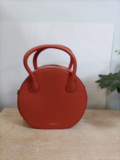 JO&MR JOE. Bolso naranja redondo