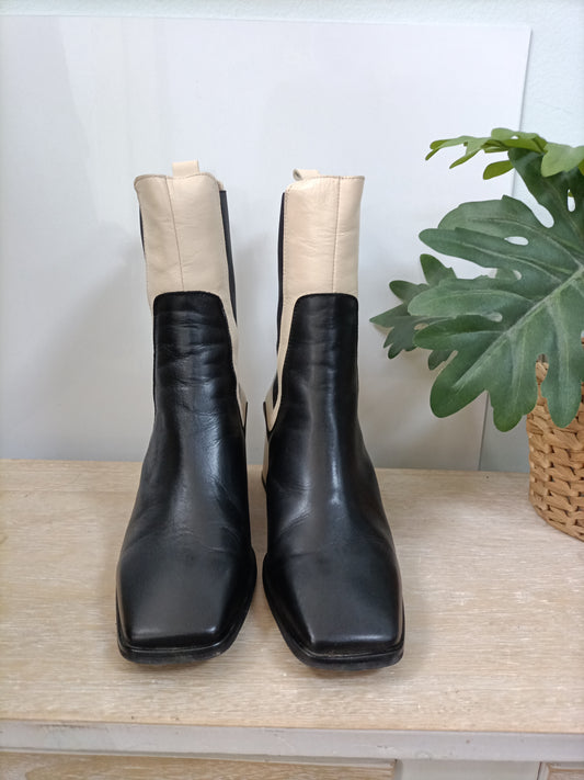 WONDERS. Botas bicolor T.38
