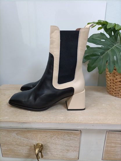WONDERS. Botas bicolor T.38