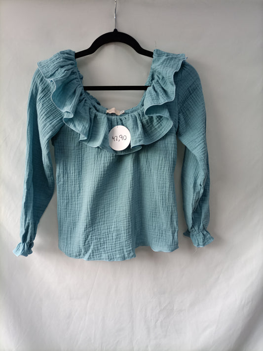 LOVELY BOLITA.Top blue texture TS