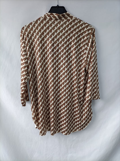 AMY.Elastic retro blouse T.34/36