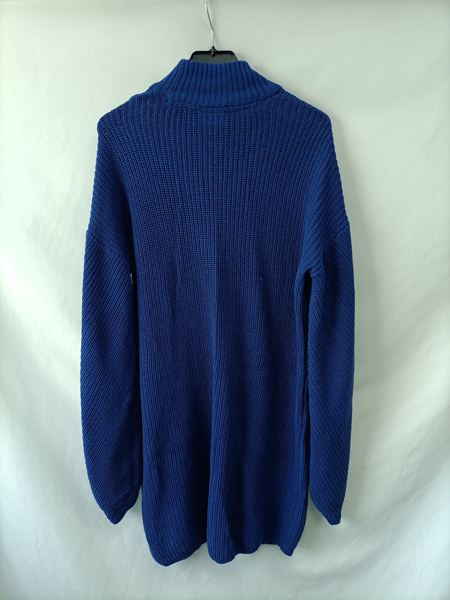 NOISY MAY. Vestido punto azul T.m