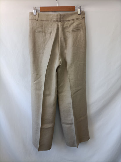 MARKET.MASSIMO DUTTI. Pantalón fluido marrón T.34