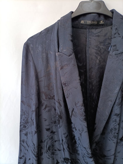 ZARA. Blue fluid blazer Tm
