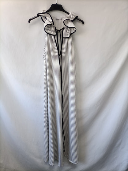 ZARA. Vestido largo rayas T.m