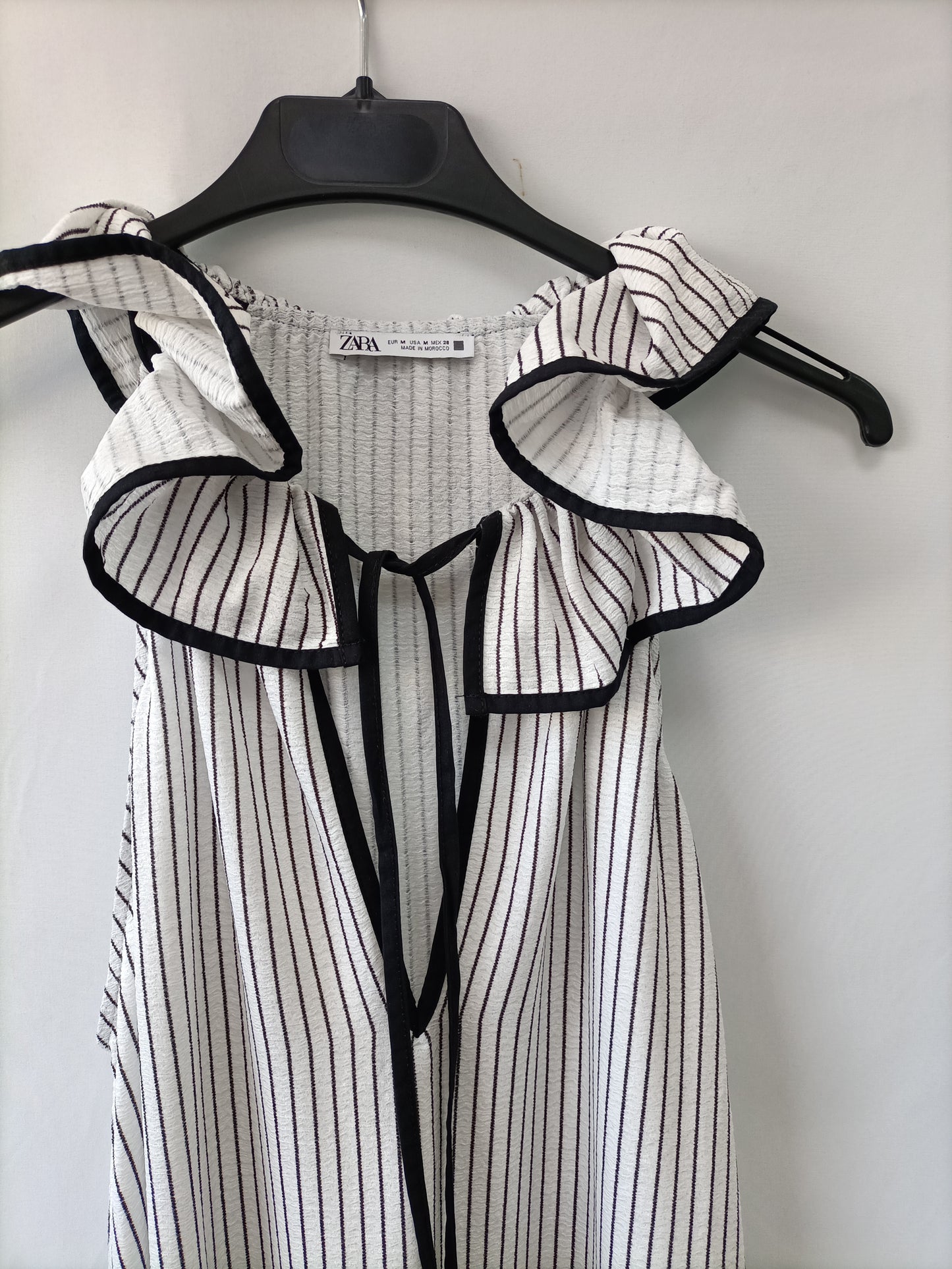 ZARA. Vestido largo rayas T.m