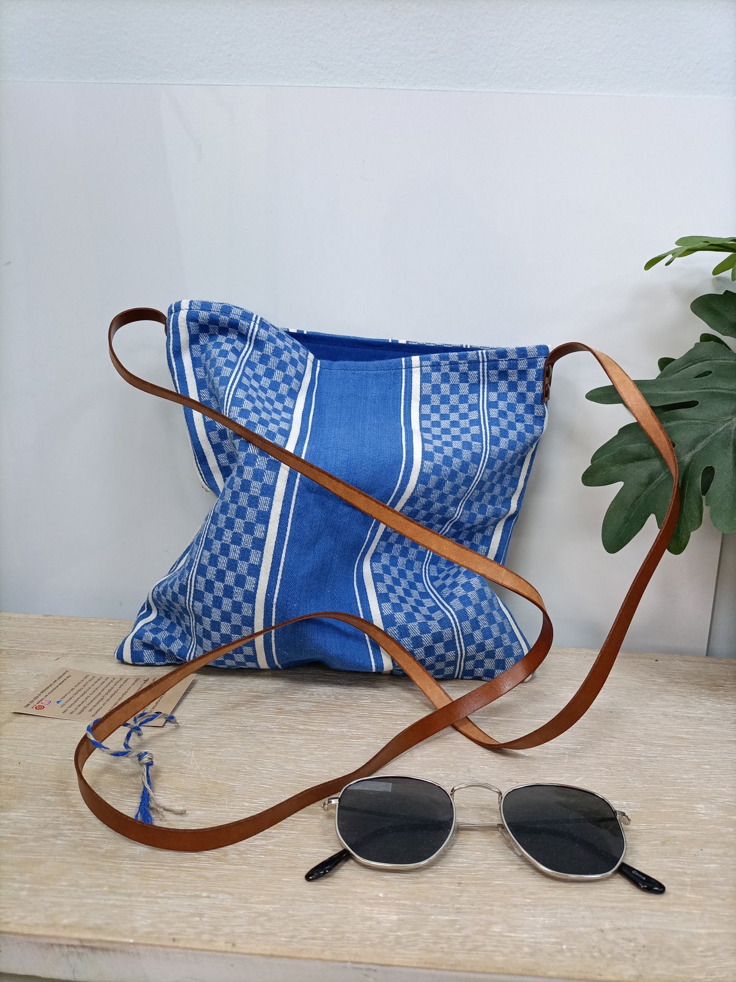 ONA BOSSES. Bolso de cuadros