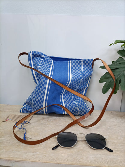 ONA BOSSES. Bolso de cuadros