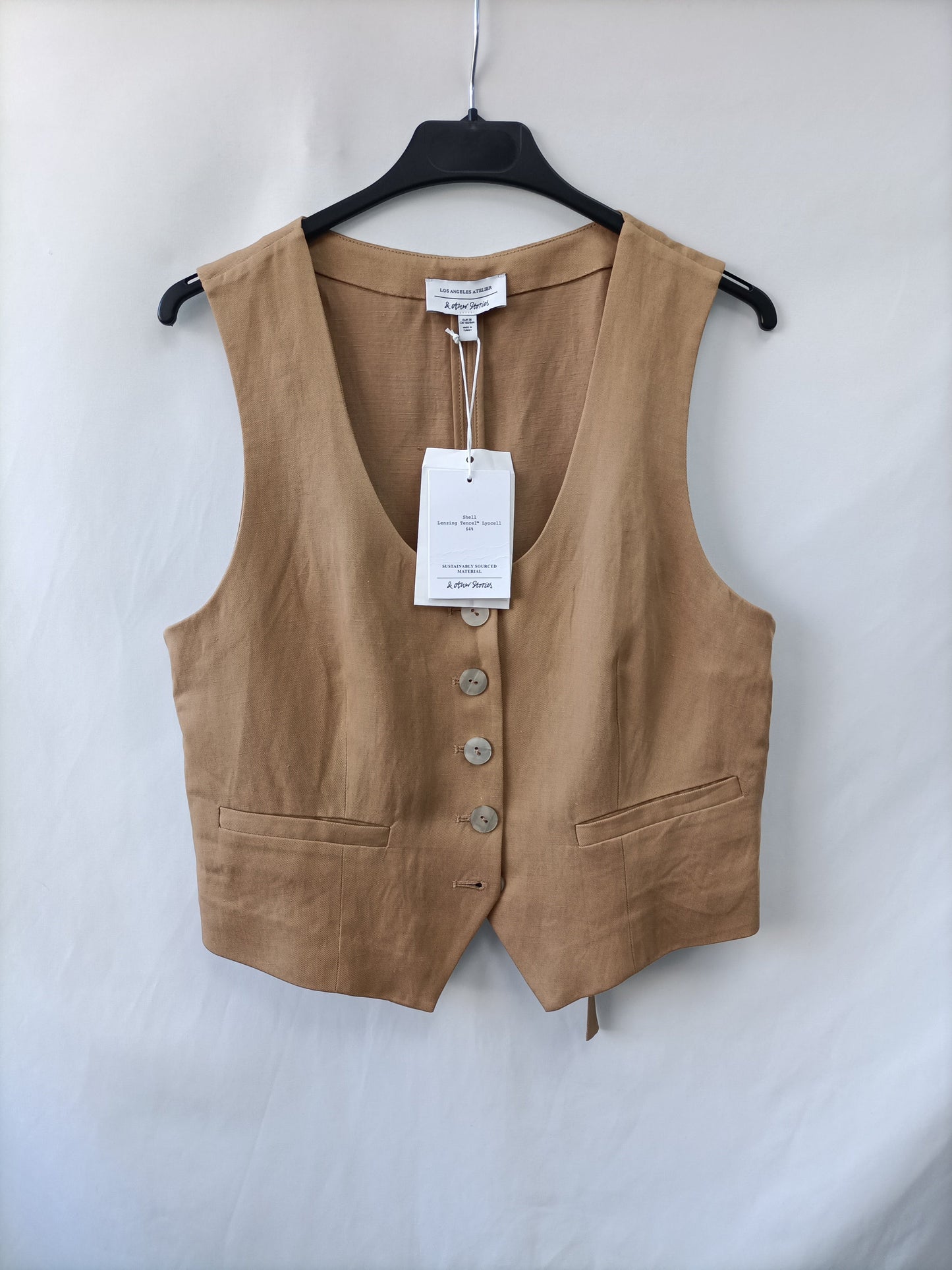 &OTHER STORIES. Chaleco beige T.36