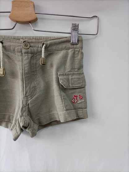 TEX. Green shorts, size 2 years