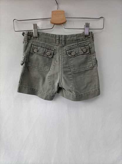 NICOLI. Green trousers with pockets, size 4 years