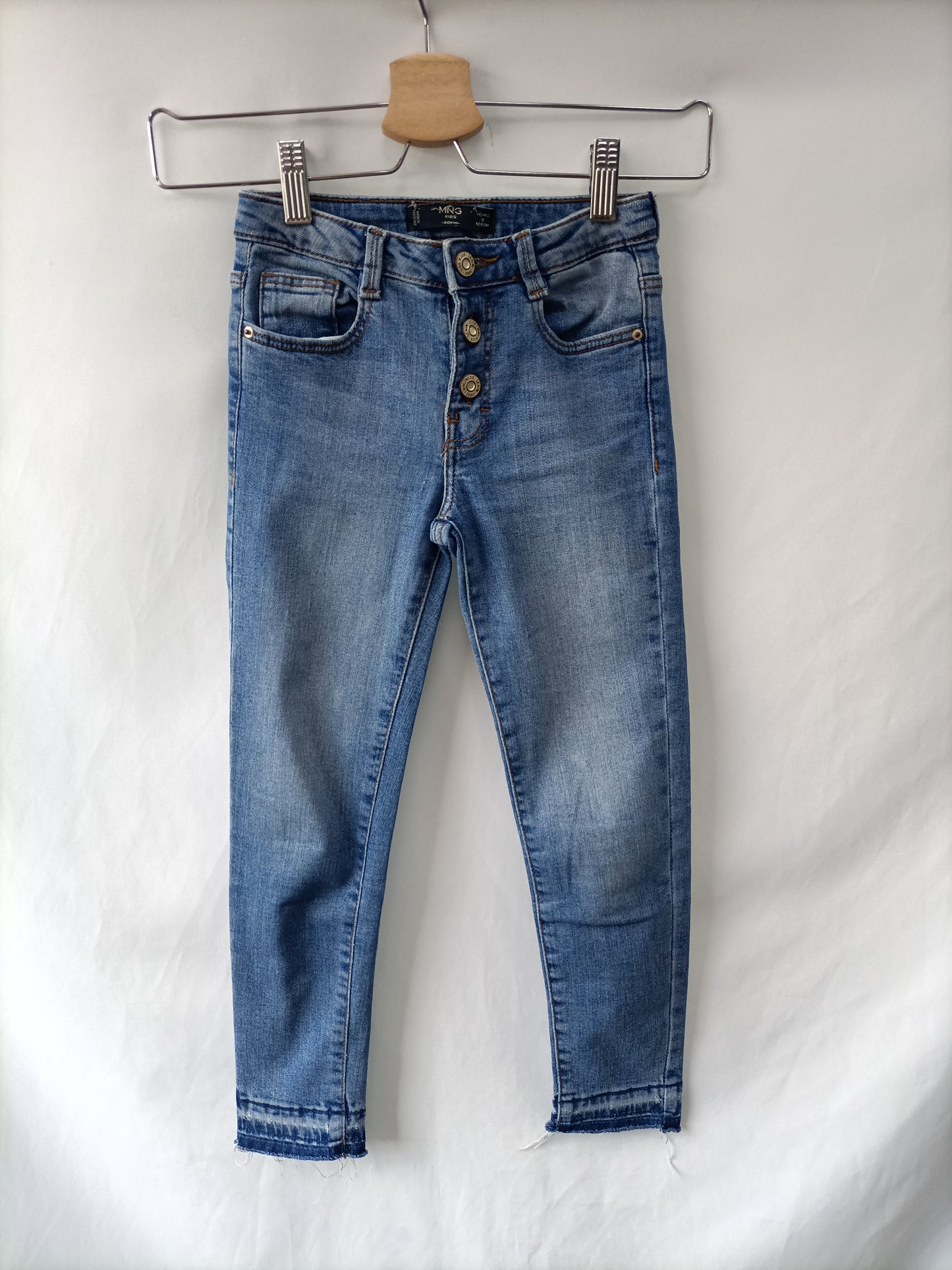 MANGO. Skinny denim trousers, size 8 years