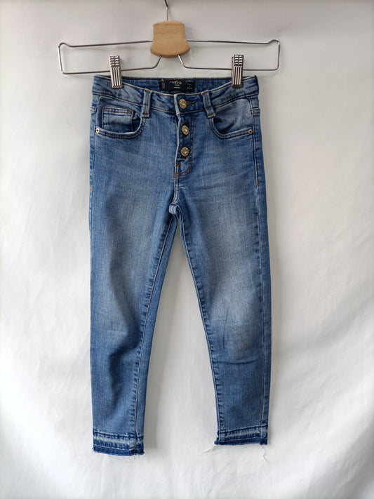 MANGO. Skinny denim trousers, size 8 years