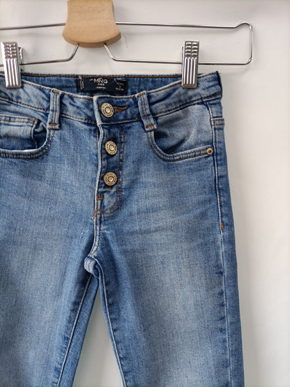 MANGO. Skinny denim trousers, size 8 years
