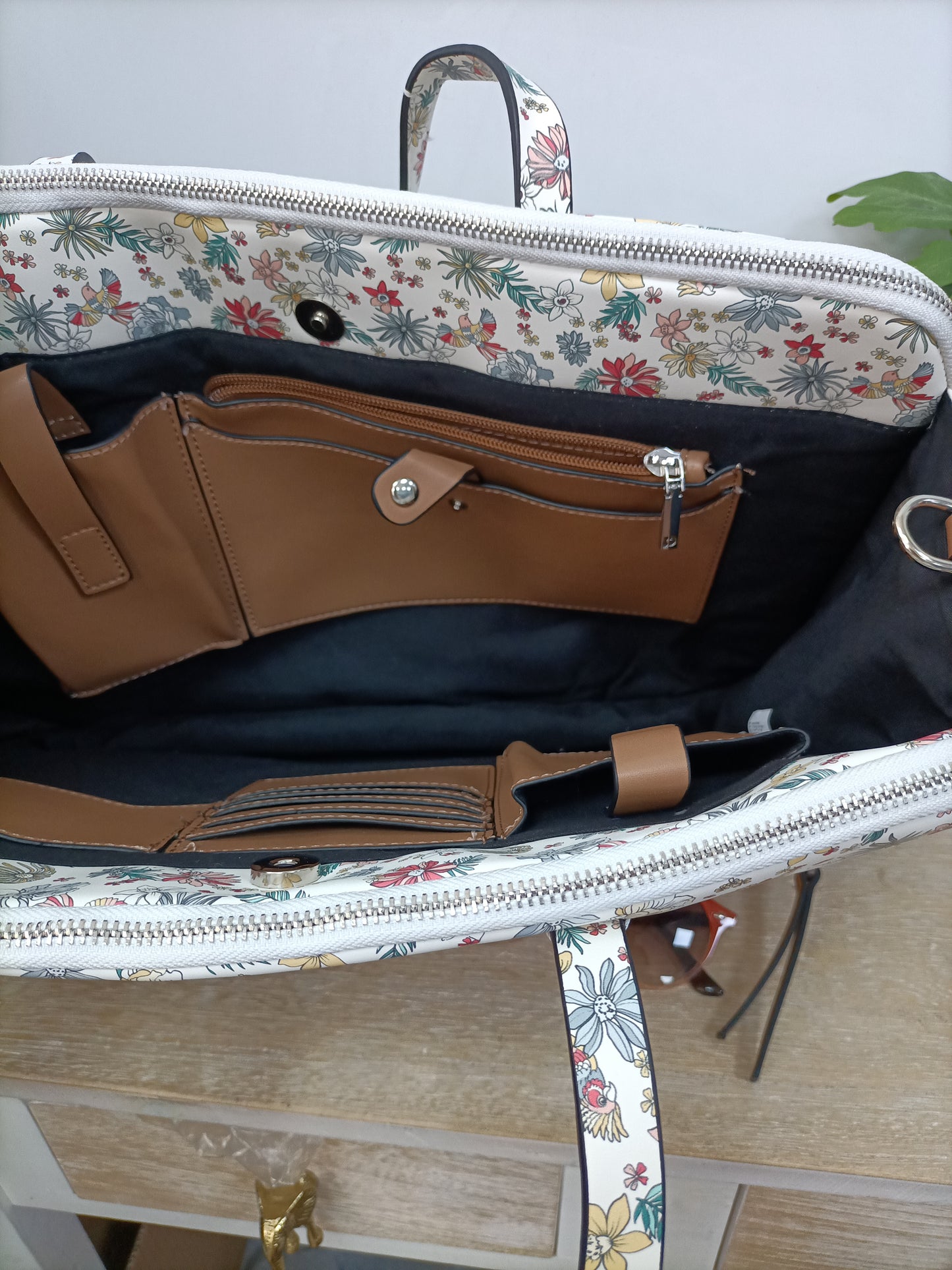 PARFOIS. Bolsl cartera flores Tu