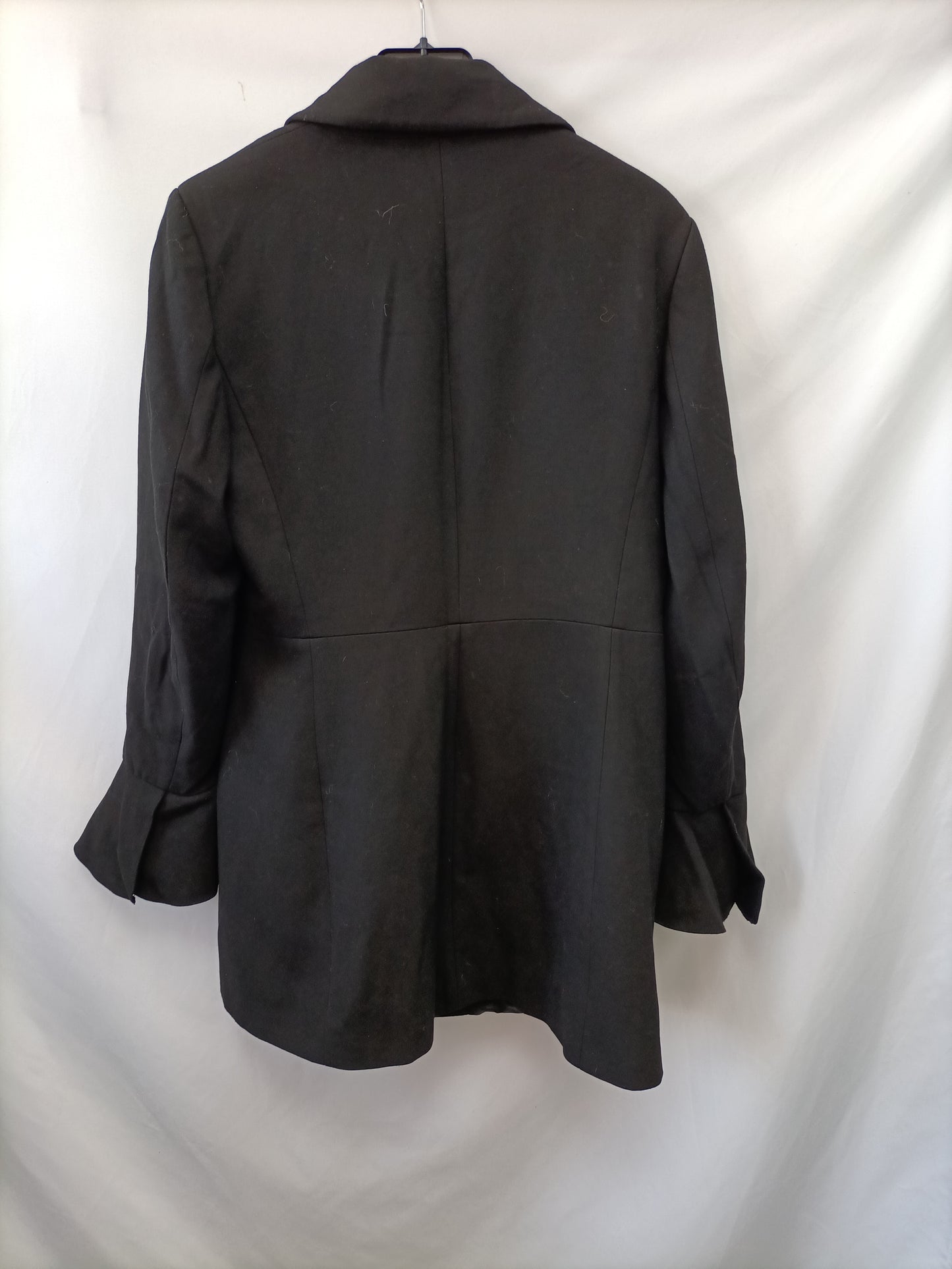 ZARA. Black cloth coat Tl