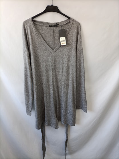 OYSHO. Mono gris punto T.l