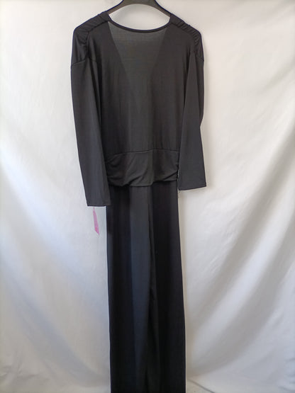 MARTINIKA. Long black jumpsuit Tu(m)