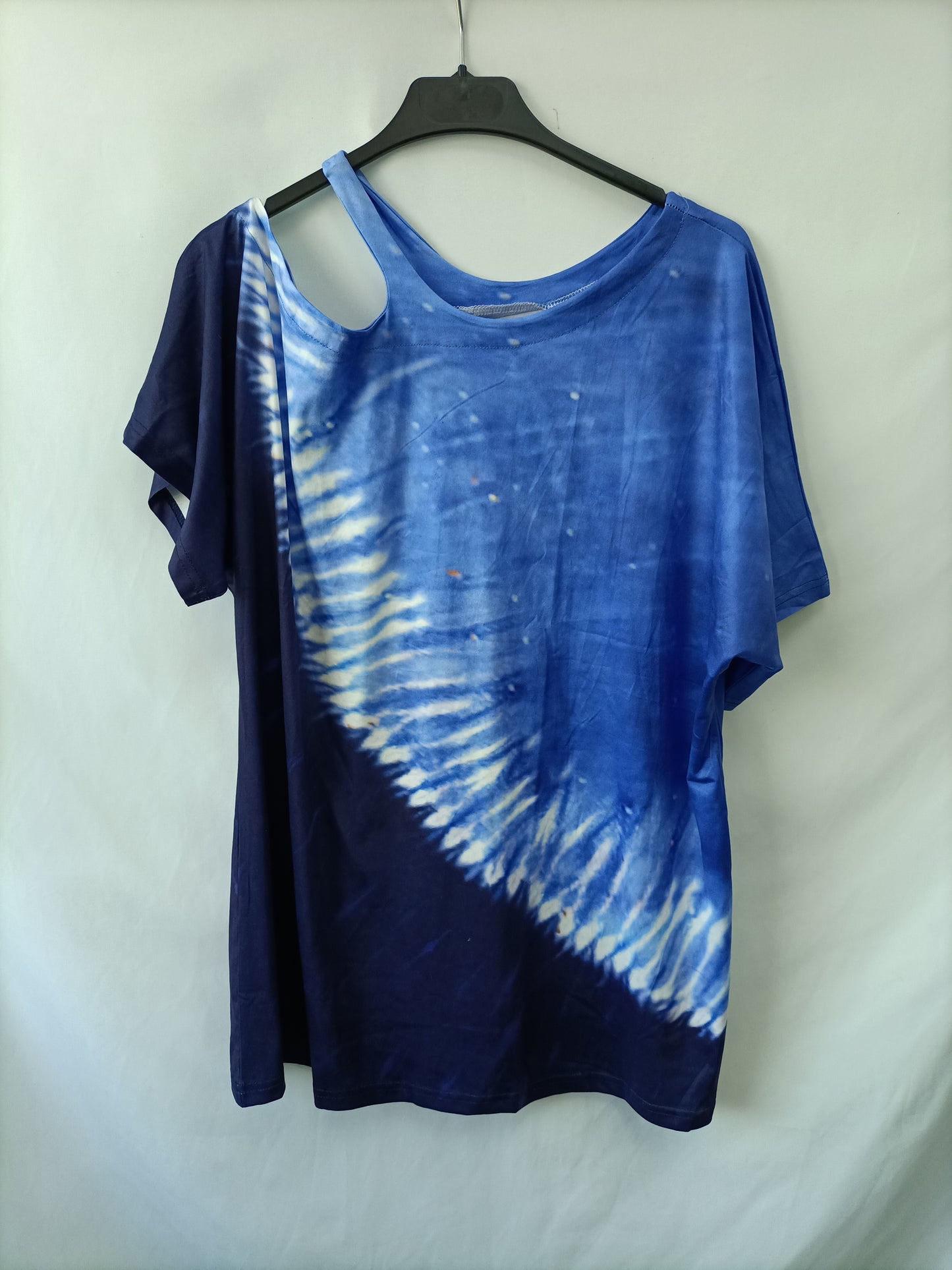 OTRAS. Camiseta estampada azul T.xxl