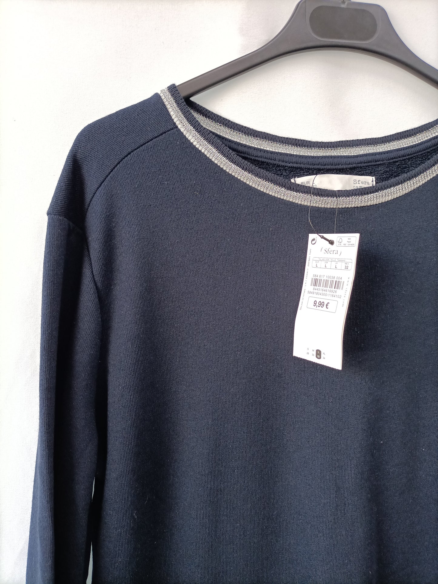 SFERA. Jersey azul volante T.l