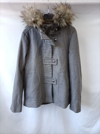 ZARA. Trenca gris pelo T.l