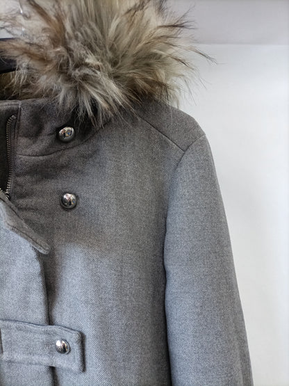 ZARA. Trenca gris pelo T.l