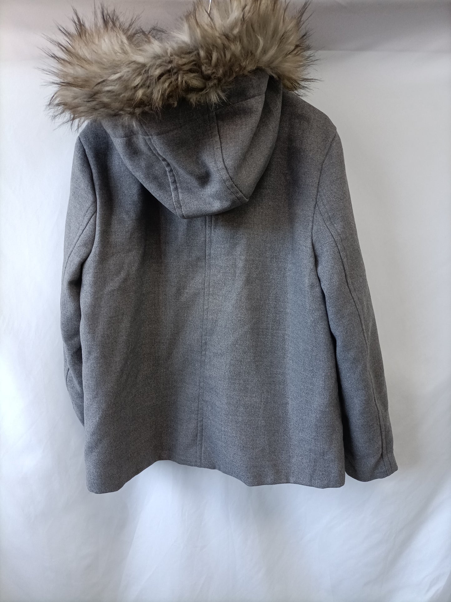ZARA. Trenca gris pelo T.l